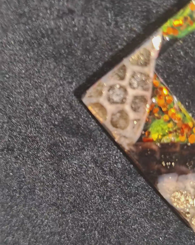 BOUCLES D'OREILLES CHRYSALIDE ÉCAILLES