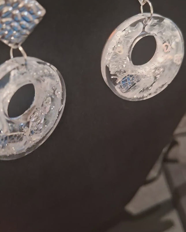 BOUCLES D'OREILLES ÉCLOSION CRISTALLINE