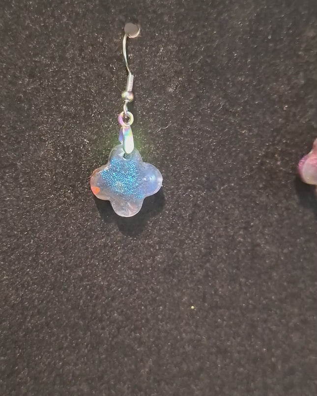 BOUCLES D'OREILLES CHRYSALIDE AZUR