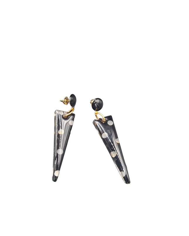 BOUCLES D'OREILLES POIS DE PAPILLON