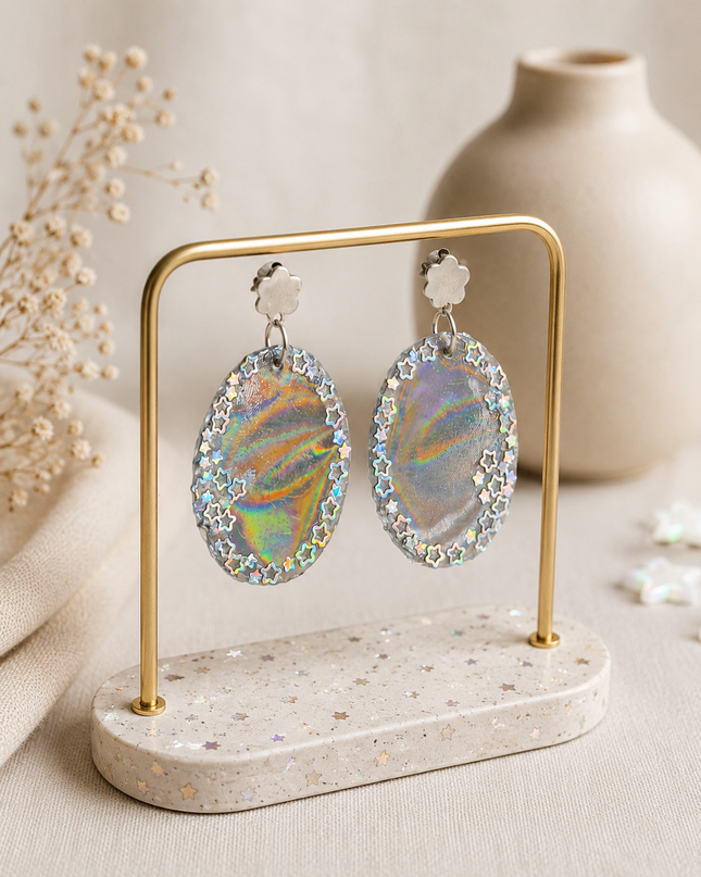 BOUCLES D'OREILLES ÉCLOSION STÉLLAIRE