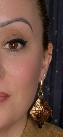 BOUCLES D'OREILLES LEPIDOPTERA