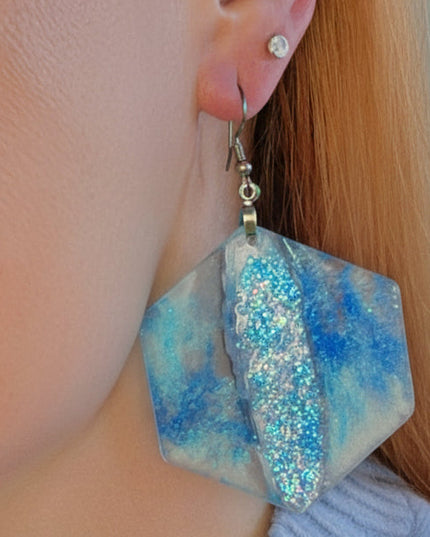 BOUCLES D'OREILLES LUMIÈRE D'OPALINE