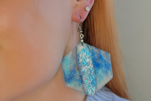 BOUCLES D'OREILLES LUMIÈRE D'OPALINE