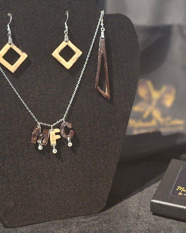 PARURE FRAGMENTS D'AILES