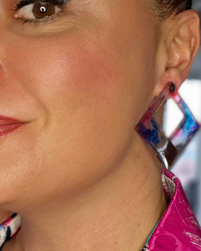 BOUCLES D'OREILLES AILES D'AQUARELLE