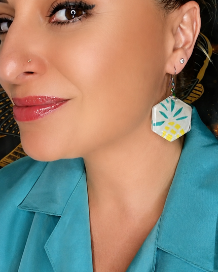 BOUCLES D'OREILLES CHRYSALIDE TROPICALE