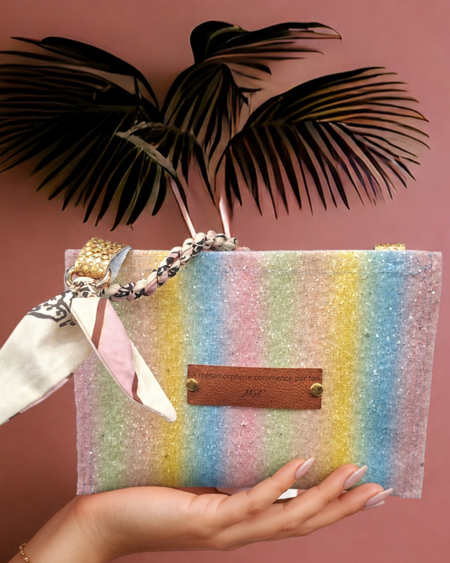 POCHETTE IRISATION CHAMANIQUE