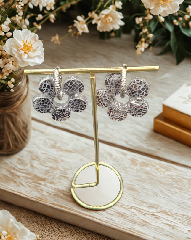 BOUCLES D'OREILLES ZÉPHYR ARGENTÉ