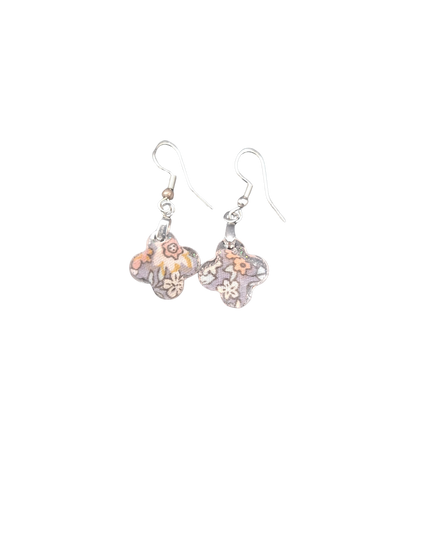 BOUCLES D'OREILLES CHRYSALIDE DE COTON
