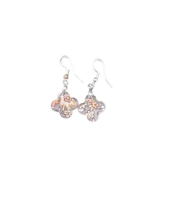 BOUCLES D'OREILLES CHRYSALIDE DE COTON