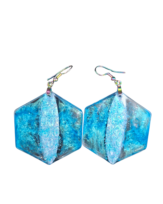 BOUCLES D'OREILLES LUMIÈRE D'OPALINE