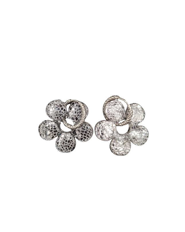BOUCLES D'OREILLES ZÉPHYR ARGENTÉ