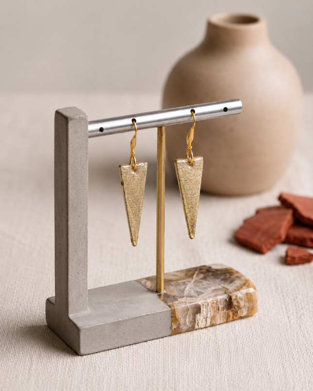 BOUCLES D'OREILLES LÉPIDOPTÈRE D'OR