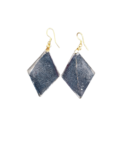 BOUCLES D'OREILLES CHRYSALIDE DE DENIM
