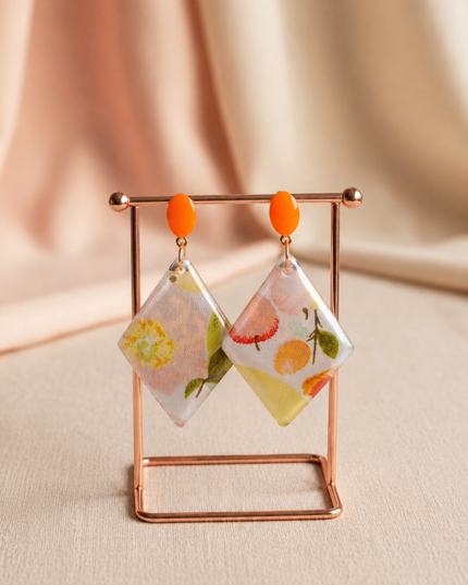 BOUCLES D'OREILLES LES PAPILLONS DU VERGER