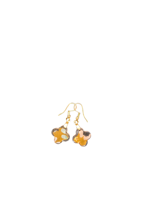 BOUCLES D'OREILLES PAPILLON DE FLORE