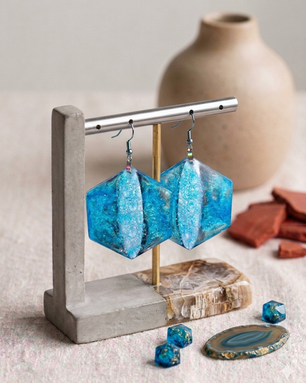 BOUCLES D'OREILLES LUMIÈRE D'OPALINE