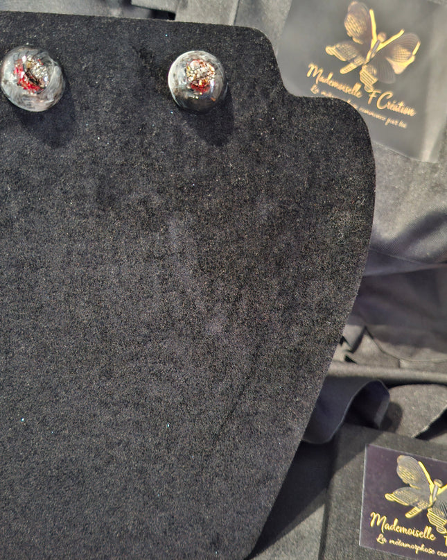 BOUCLES D'OREILLES AILES DE MINUIT