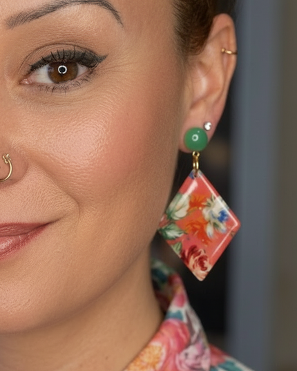 BOUCLES D'OREILLES L'AZALÉE