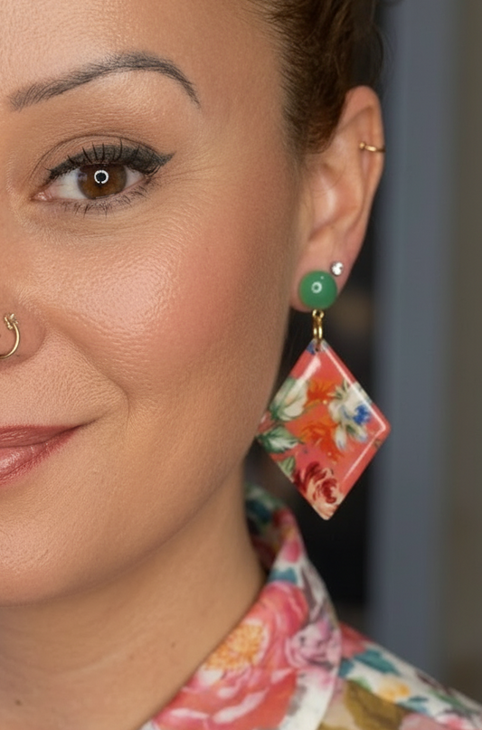 BOUCLES D'OREILLES L'AZALÉE