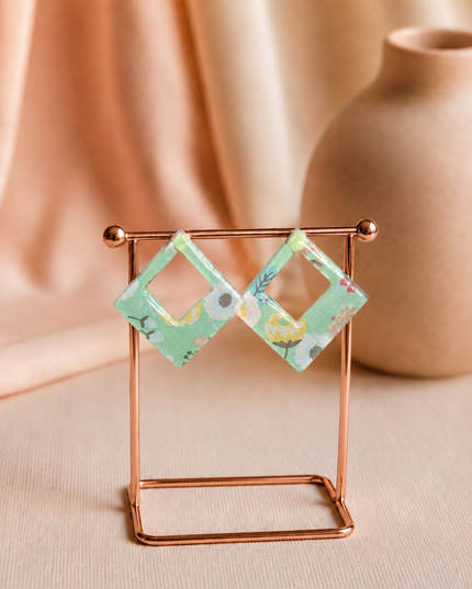 BOUCLES D'OREILLES CALLOPHRYS FLEURI