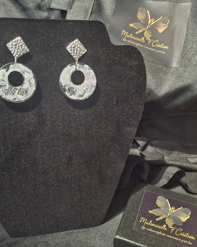 BOUCLES D'OREILLES ÉCLOSION CRISTALLINE