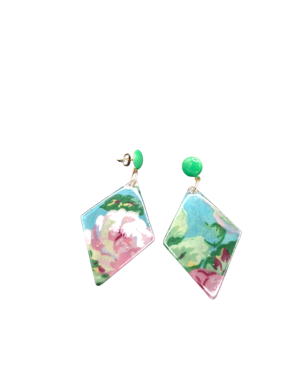 BOUCLES D'OREILLES CHRYSALIDE FLORALE