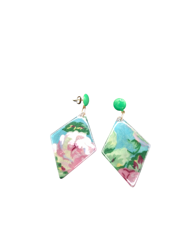 BOUCLES D'OREILLES CHRYSALIDE FLORALE